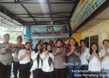 Dukung Program Poliran, Kapolsek Siantar Utara Kunjungi Lembaga Pelatihan Kasih.