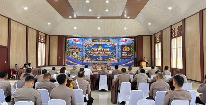 Matangkan Kesiapan Operasi Patuh Toba - 2026, Polres Simalungun Gelar Latihan Pra Operasi dengan Pendekatan Humanis & Preventif.