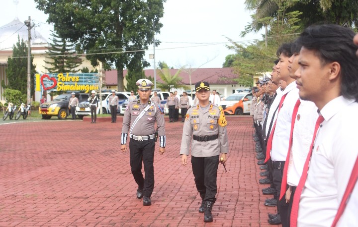 Apel Gelar Pasukan Operasi Patuh Toba-2026 Digelar di Mapolres Simalungun, Kapolres: Kepatuhan Berlalu Lintas Harus Jadi Budaya.