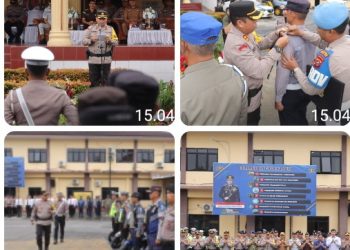 Kapolres Pematangsiantar Pimpin Apel Gelar Pasukan Operasi Patuh Toba 2026.