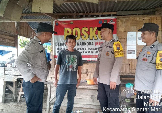 Polsek Siantar Marihat Laksanakan Patroli KBN di Jalan Bahkora II.