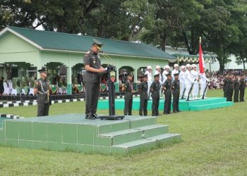 Kapolres Pematangsiantar Hadiri Upacara Penutupan DIKMABA IF TNI AD Gel II TA. 2026.