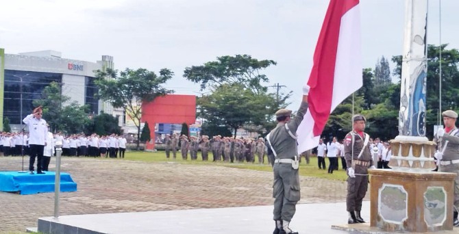 Peringatan Hari Sumpah Pemuda Ke - 98, Bupati Simalungun : Bangun Generasi yang Patriotik, Gigih & Berempati.