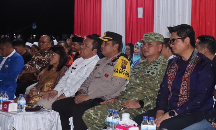 Kapolres Pematangsiantar Hadiri Kirab Kebangsaan & Doa Bersama Lintas Agama Sambut Hari Sumpah Pemuda.