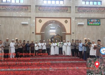 Polres Pematangsiantar Laksanakan Jumat Keliling di Masjid Al-Ikhlas Jalan Ampi.