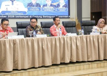 Wali Kota Pematangsiantar Wesly Silalahi, SH, MKn Diwakili Sekda Junaedi Antonius Sitanggang, SSTP, MSi Buka Sosialisasi Implementasi Manajemen Talenta ASN Pasca Ekspose di Lingkungan Pemko Pematangsiantar.